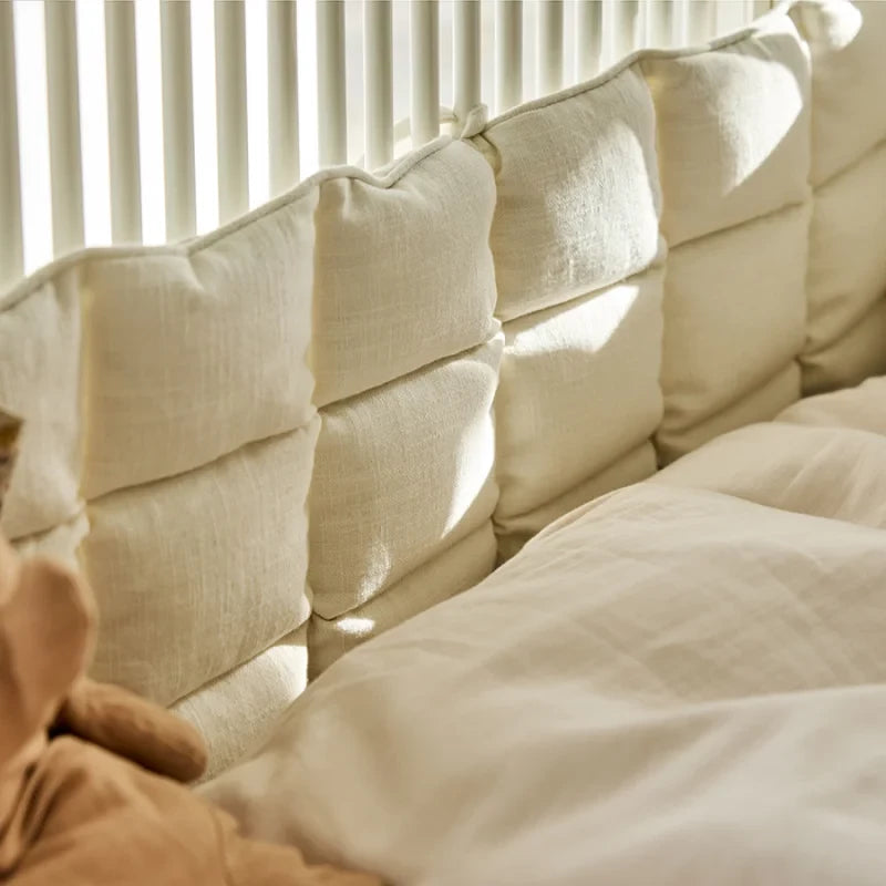 Cocoon Organic Kapok Cot Bumbet For Junior Bed 70x140 Soft Beige