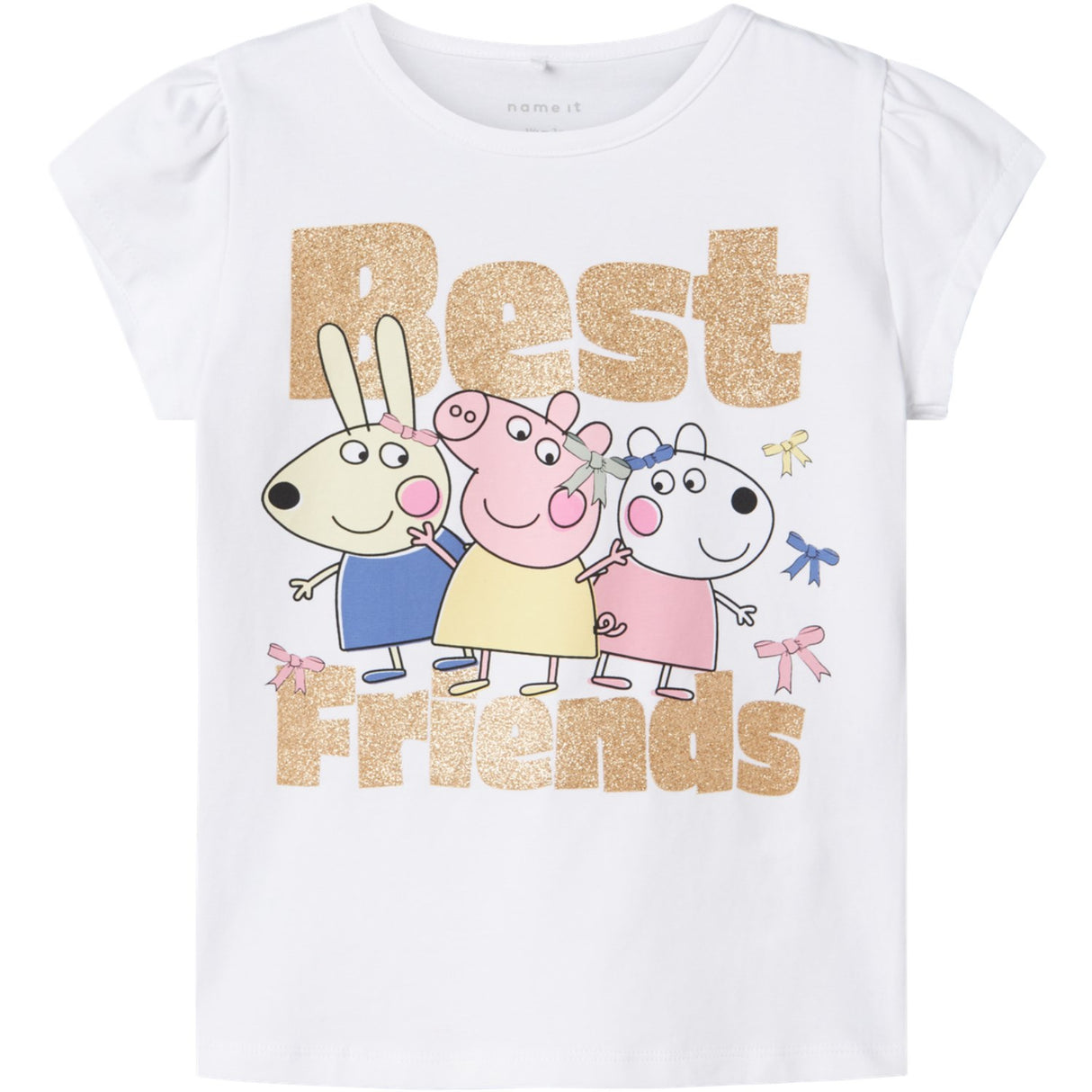 Name It Bright White Amanda Peppa Pig T-Shirt