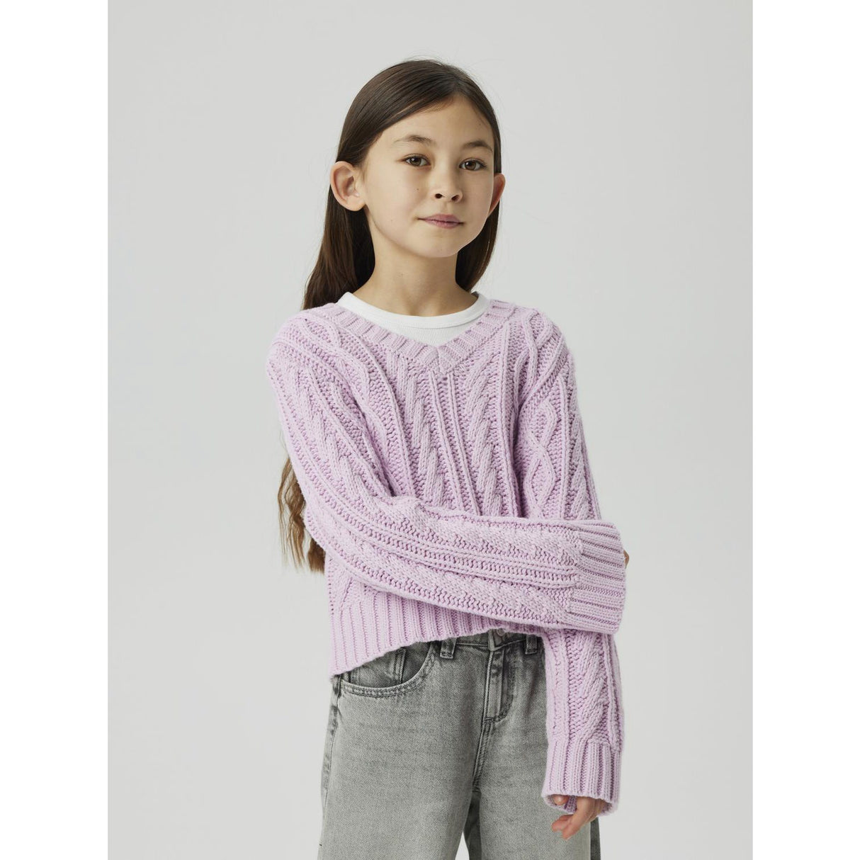 Name It Winsome Orchid Tanna Short Loose Knit