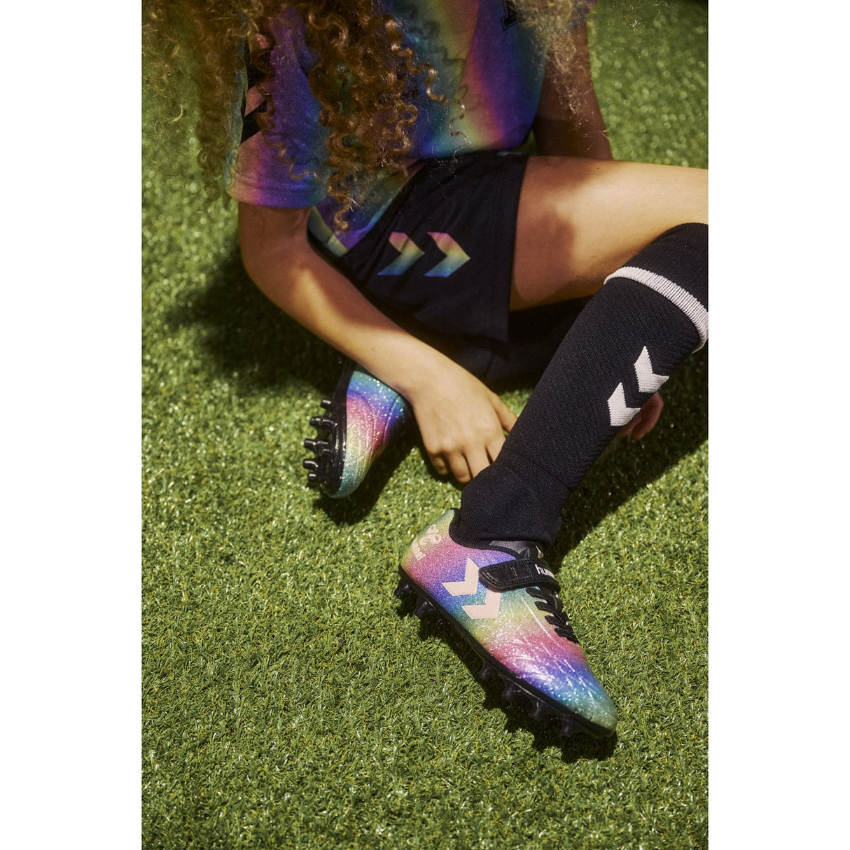 Hummel Pink-A-Boo Top Star F.G. Jr Football Boots