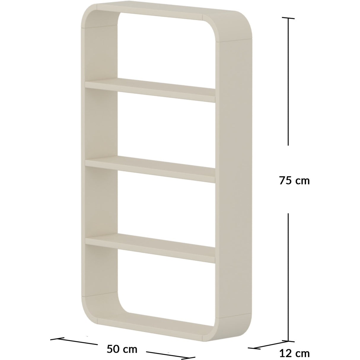 FLEXA Cream Væghængt Shelf