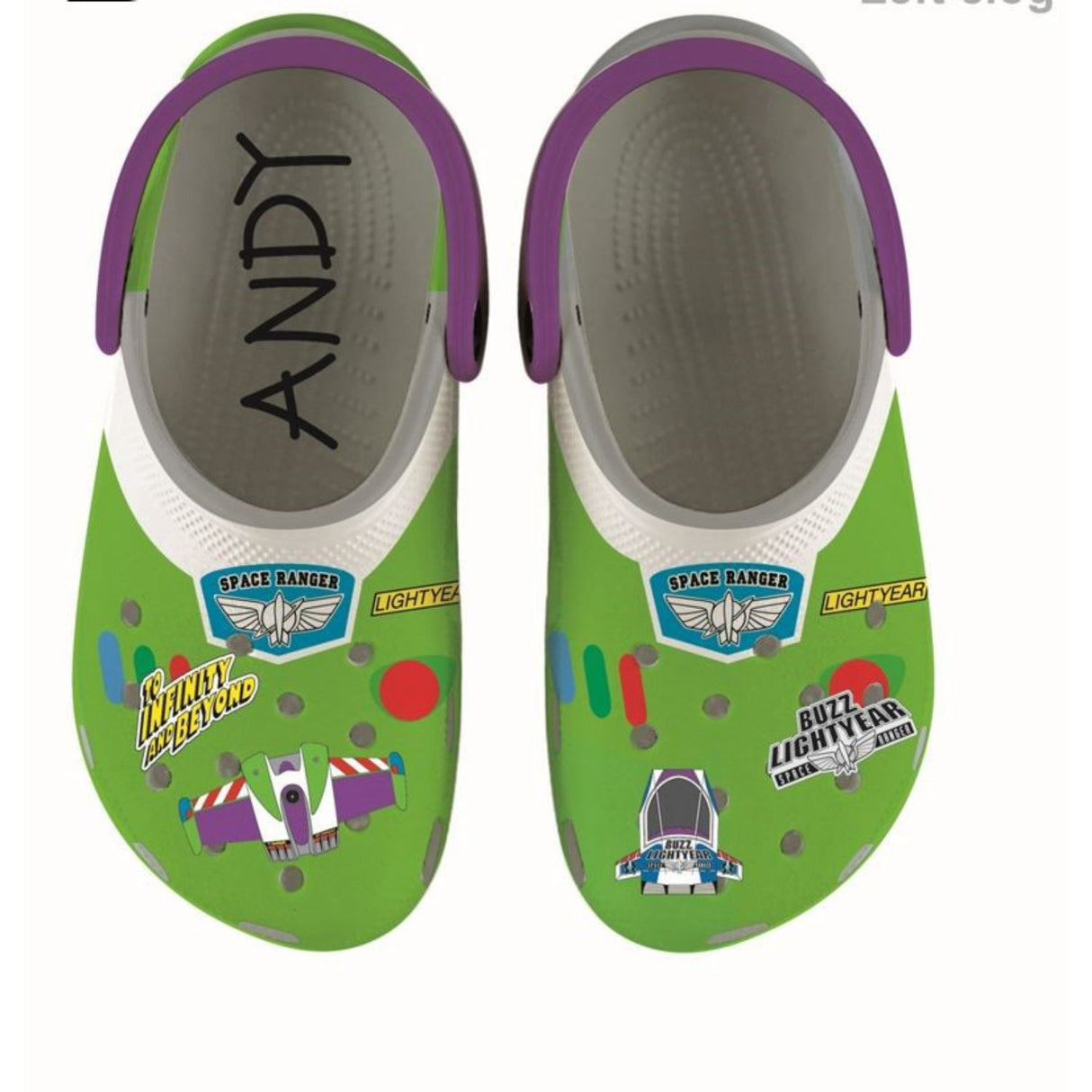 Crocs Toy Story Buzz Classic Clog K Blue Grey