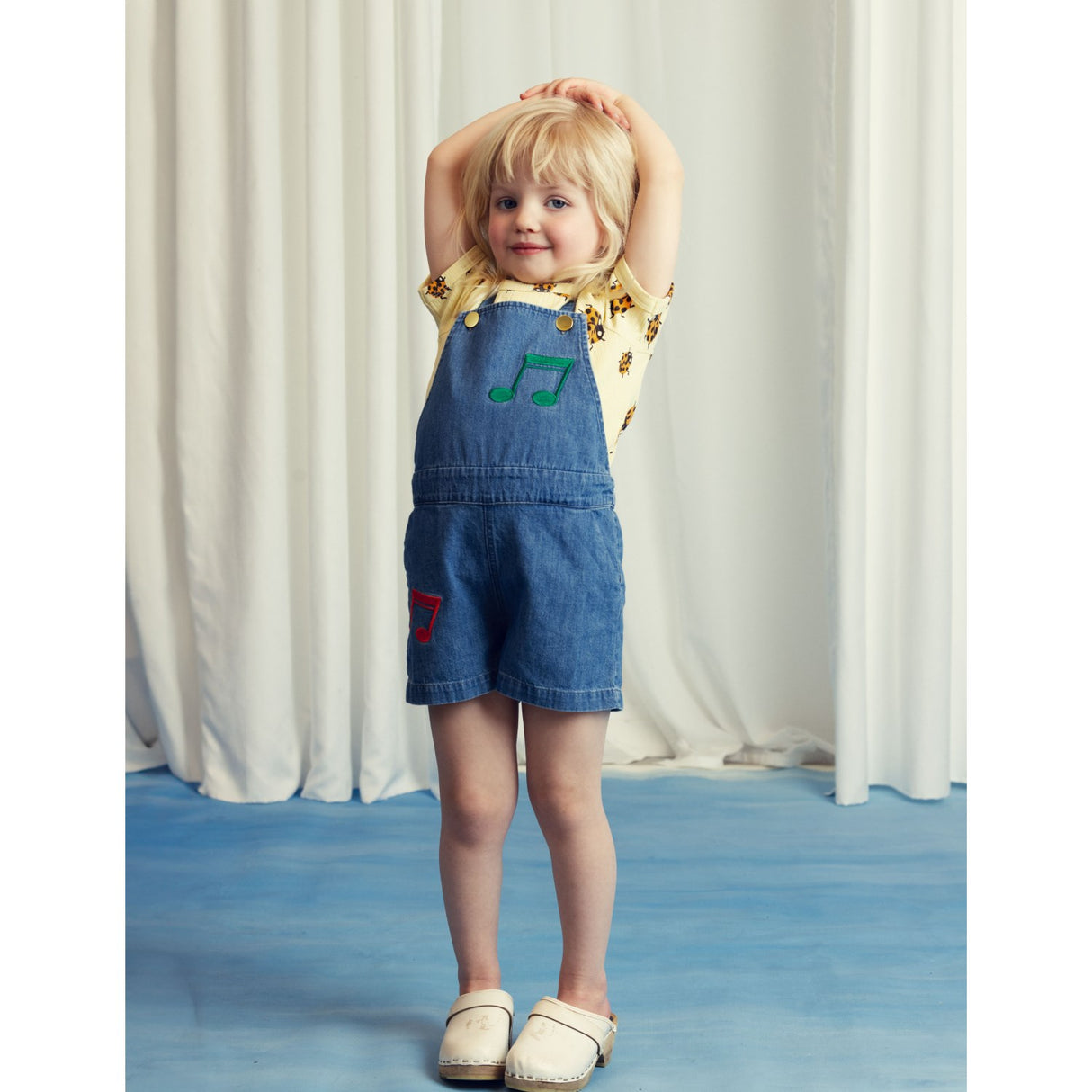 Mini Rodini Yellow Ladybugs AOP T-Shirt