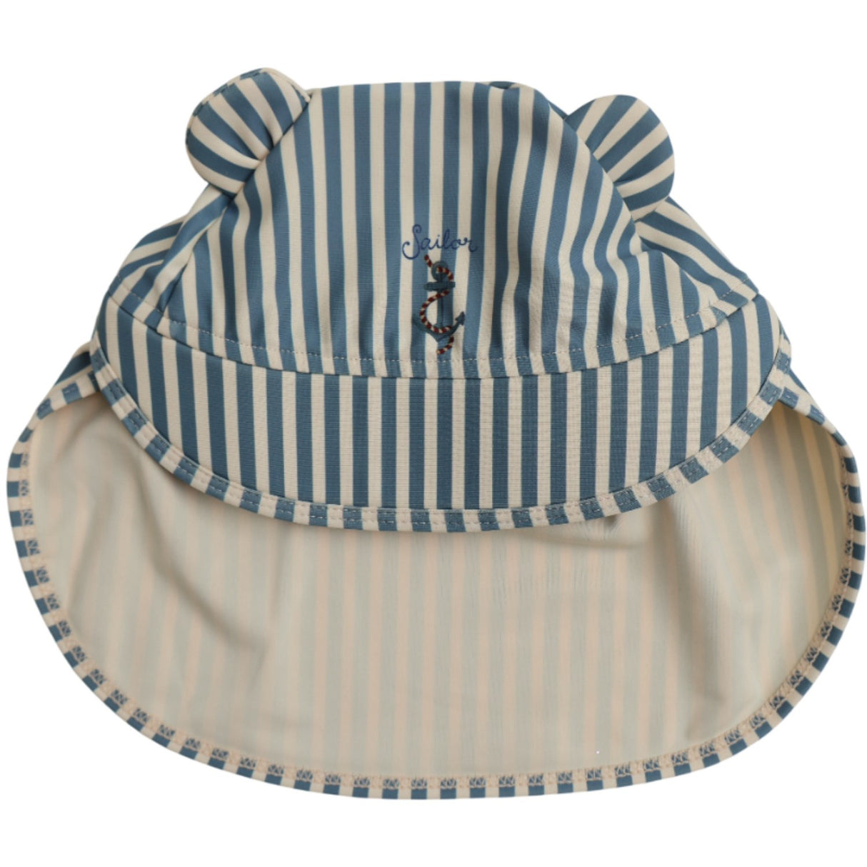 Konges Sløjd Sailor Stripe Aster Bear Sun hat Grs