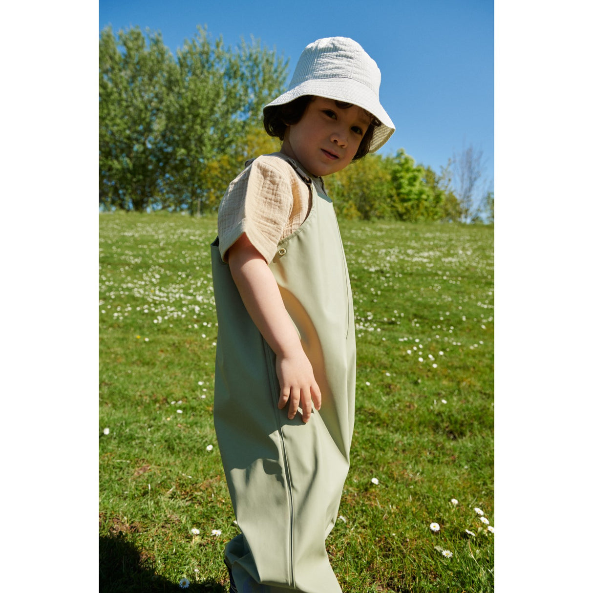 Wheat Green Tea Rainwear Charlo Overall