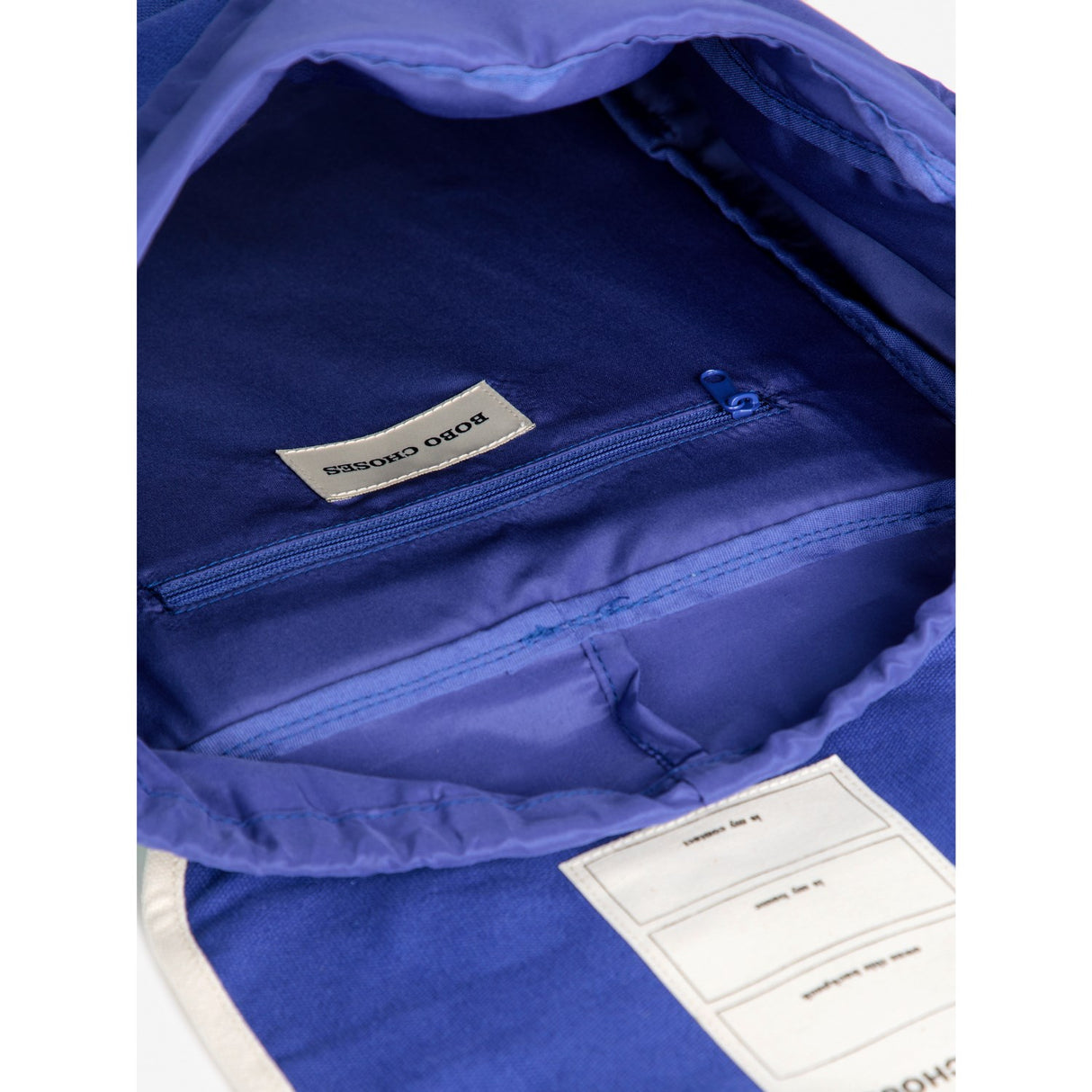 Bobo Choses Blue Smiling Label Backpack