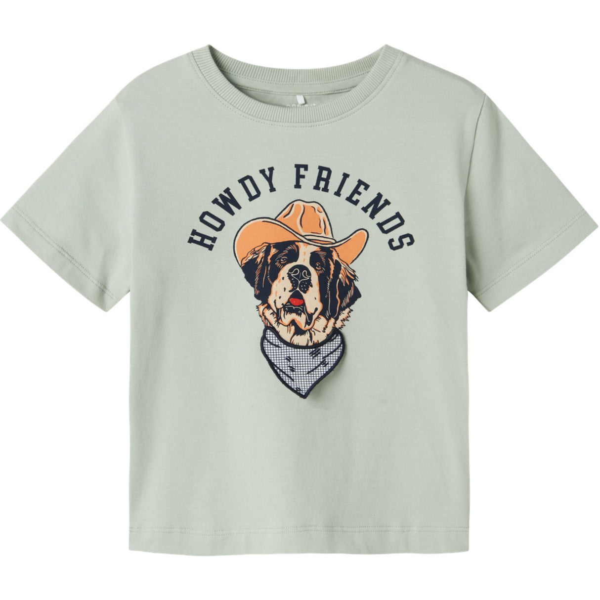 Name It Aqua Gray Hasse Regular T-Shirt