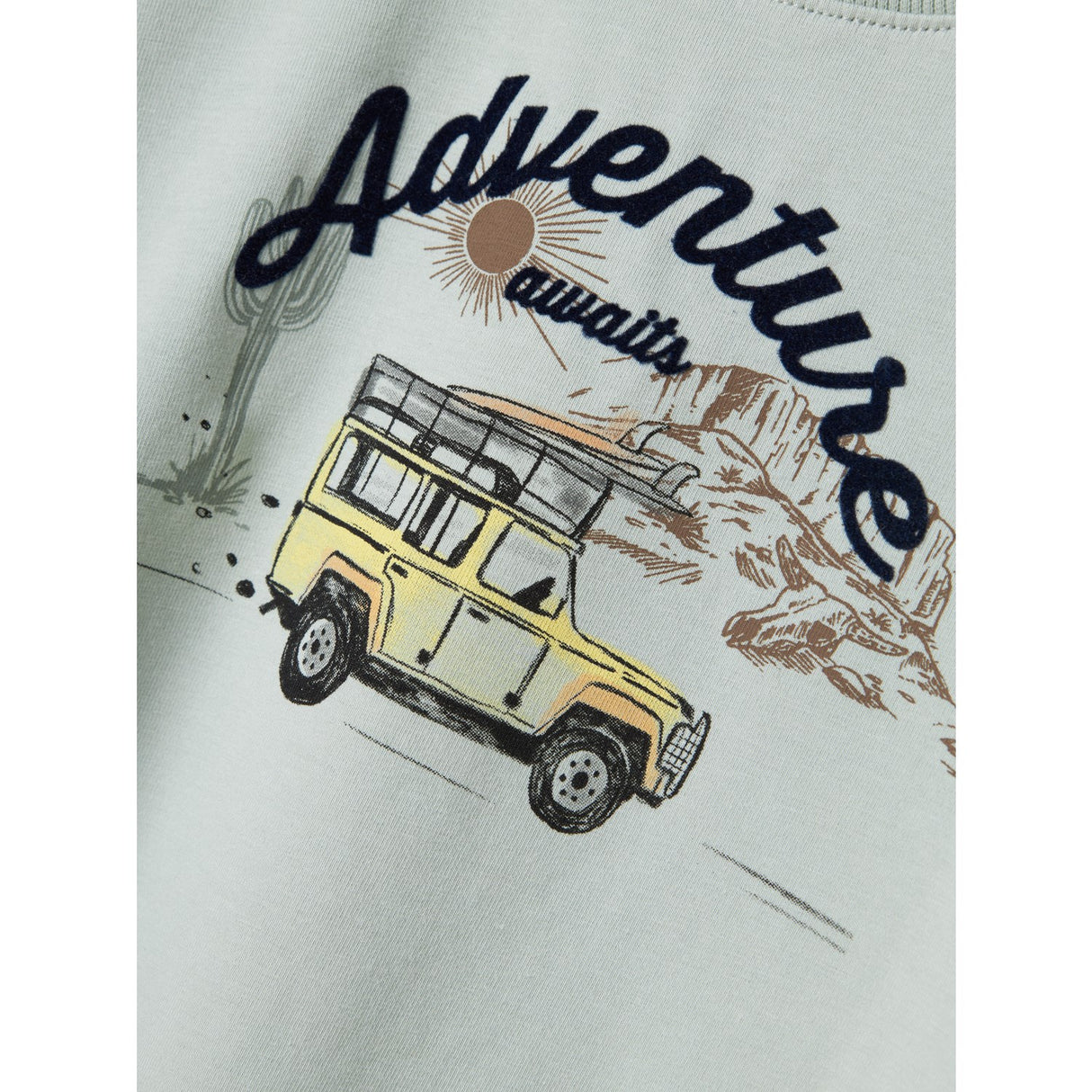 Name It Aqua Gray Hako Regular Blouse