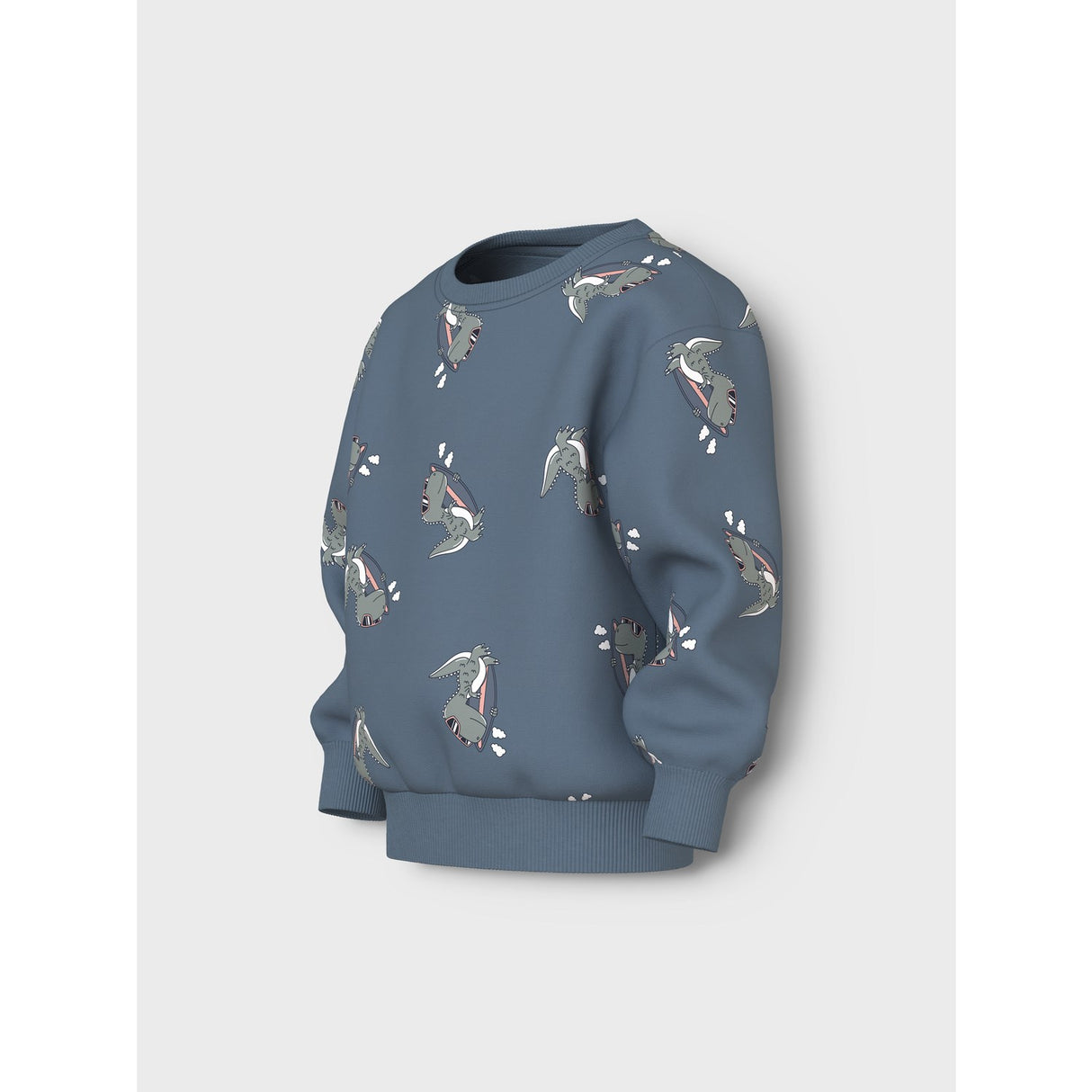 Name It Blue Mirage Dino Surf Vermo AOP Regular Sweatshirt