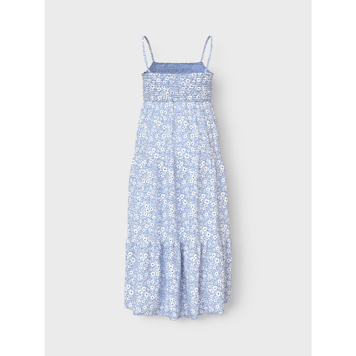 Name It Serenity White Flower Vinaya Strap Maxi Dress