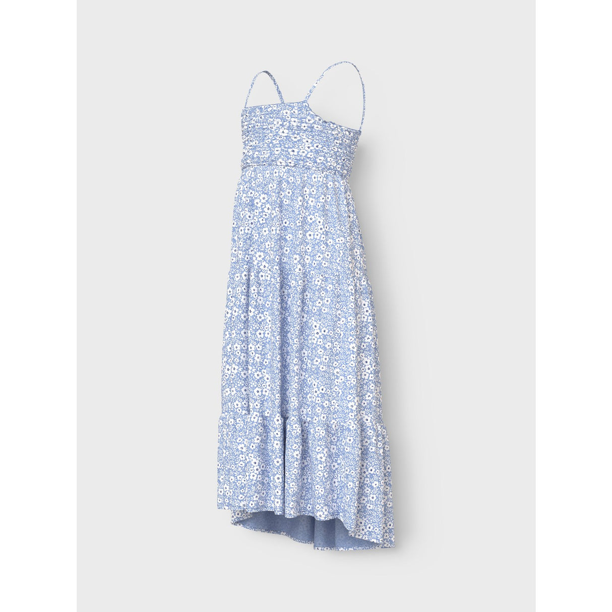 Name It Serenity White Flower Vinaya Strap Maxi Dress
