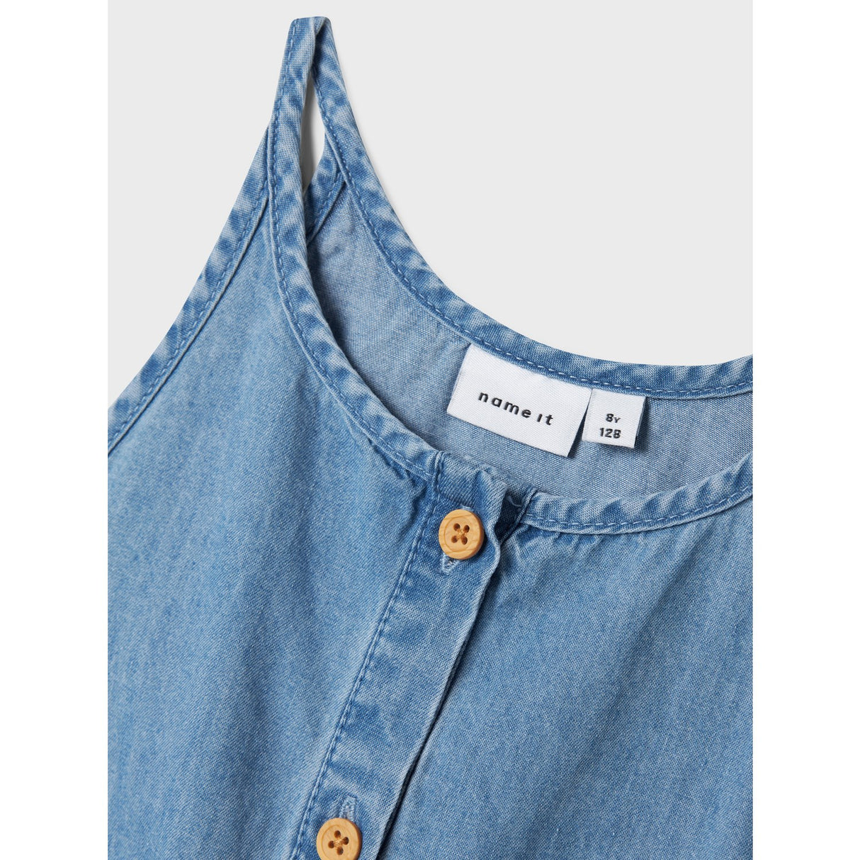 Name It Medium Blue Denim Joy Strap Denim Dress
