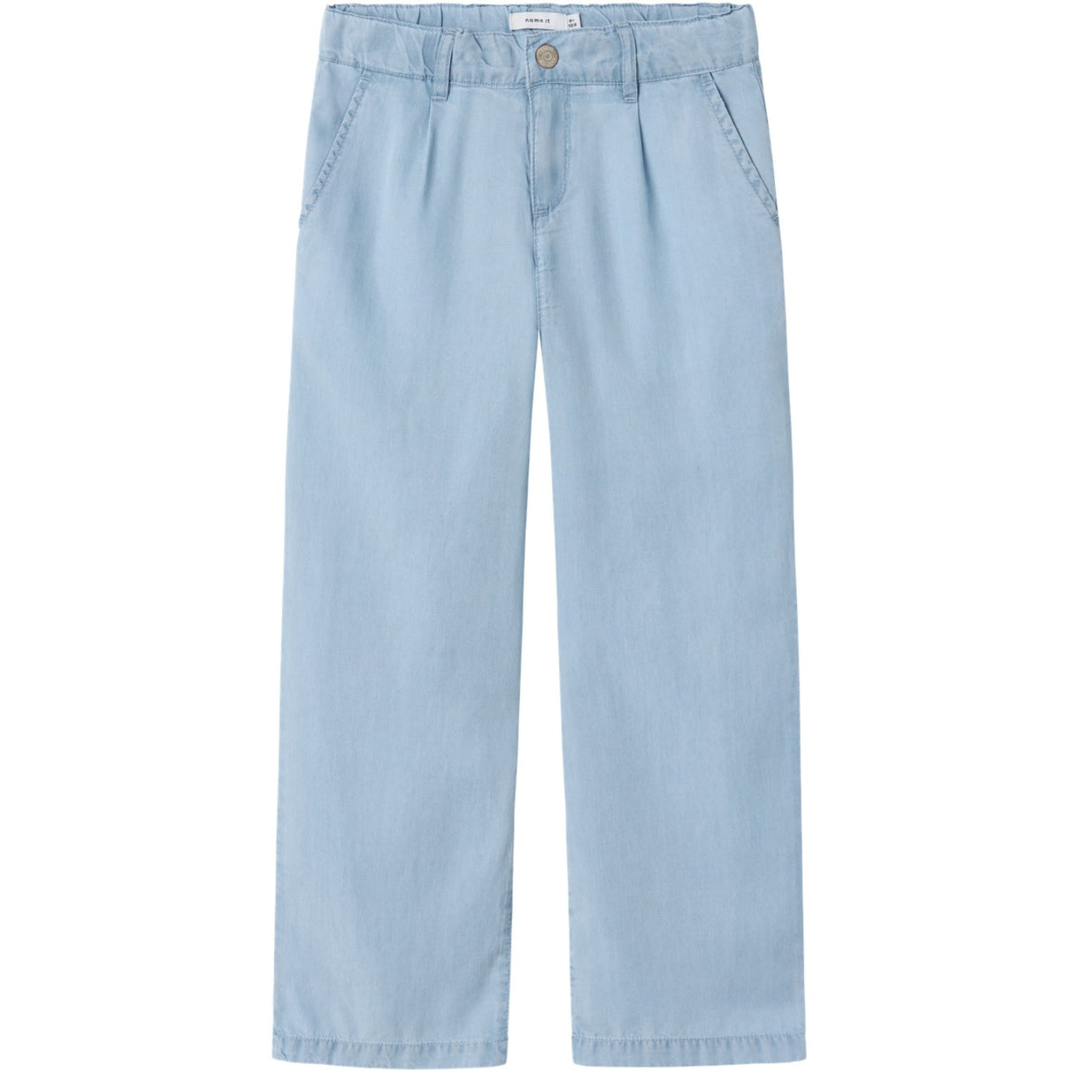 Name It Light Blue Denim Rose Wide Jeans
