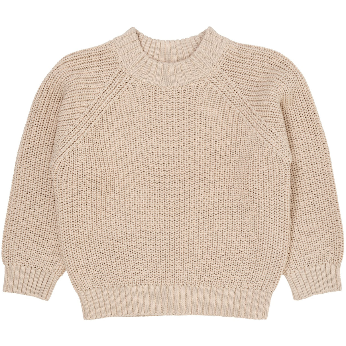 COPENHAGEN COLORS Beige Knitted Classic Rib Blouse