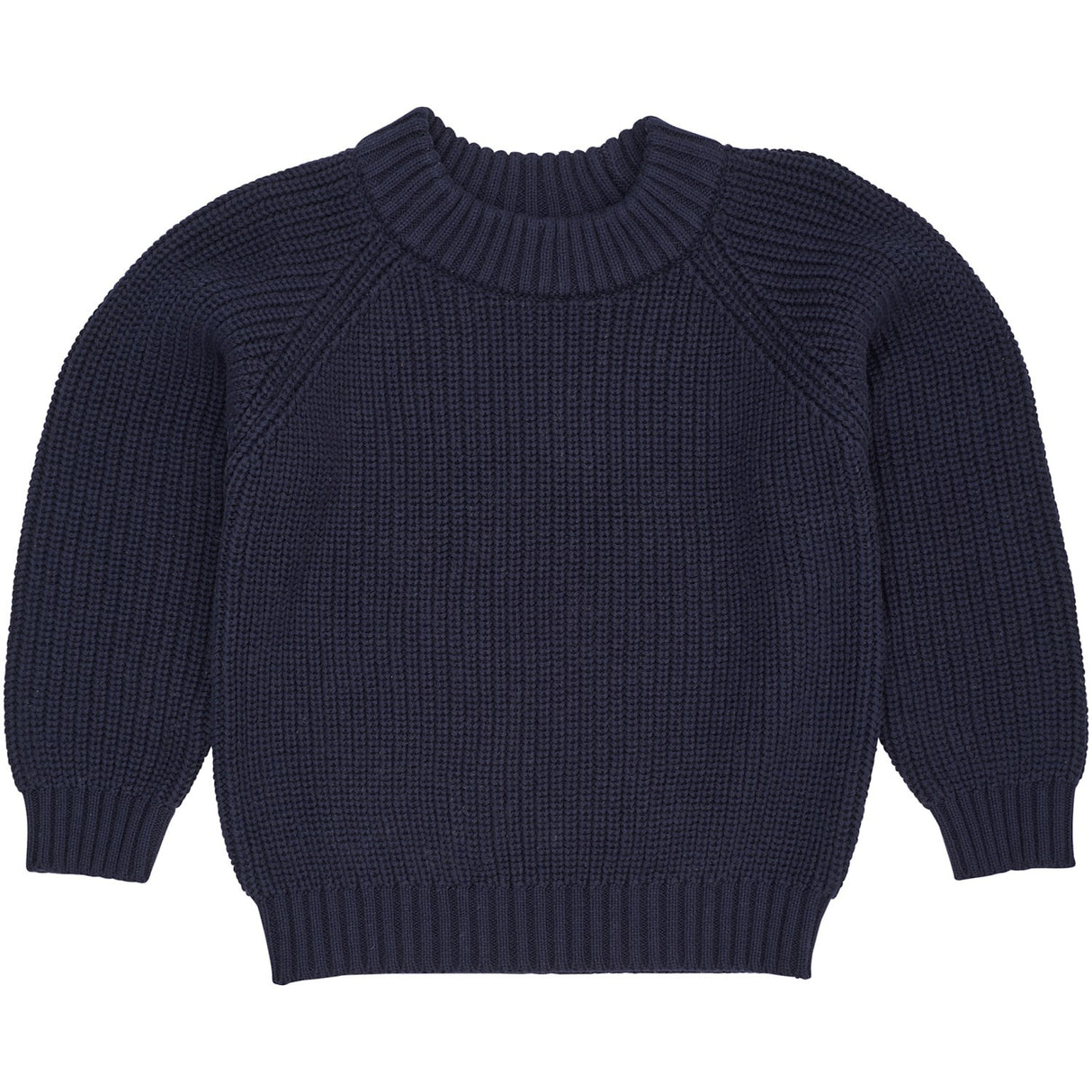 COPENHAGEN COLORS Navy Knitted Classic Rib Blouse