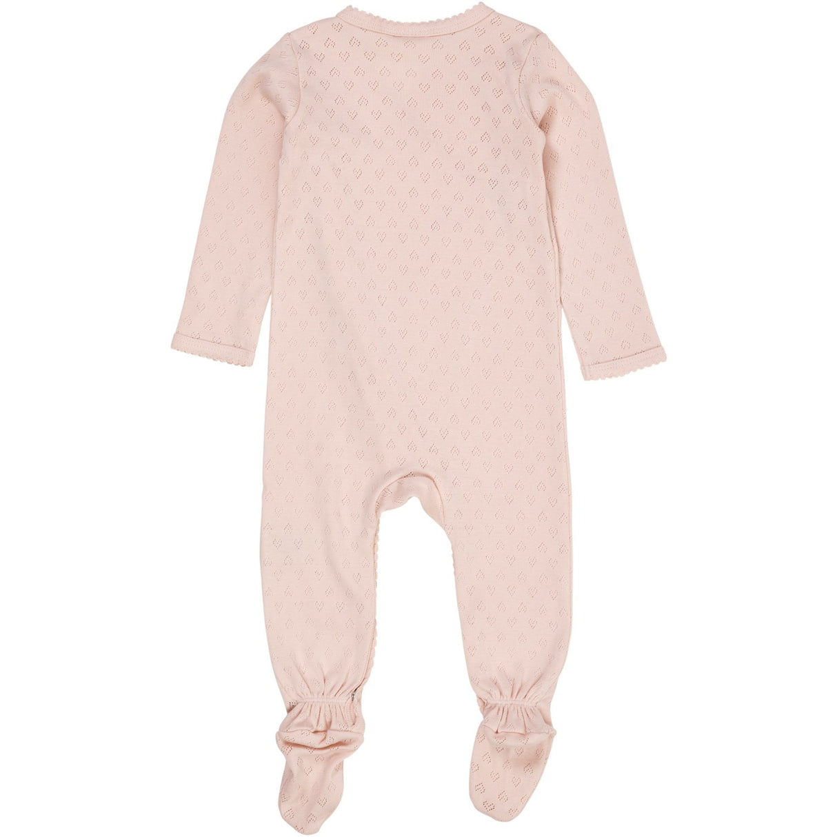 COPENHAGEN COLORS Dusty Rose Pointelle Cross-Over Full Body