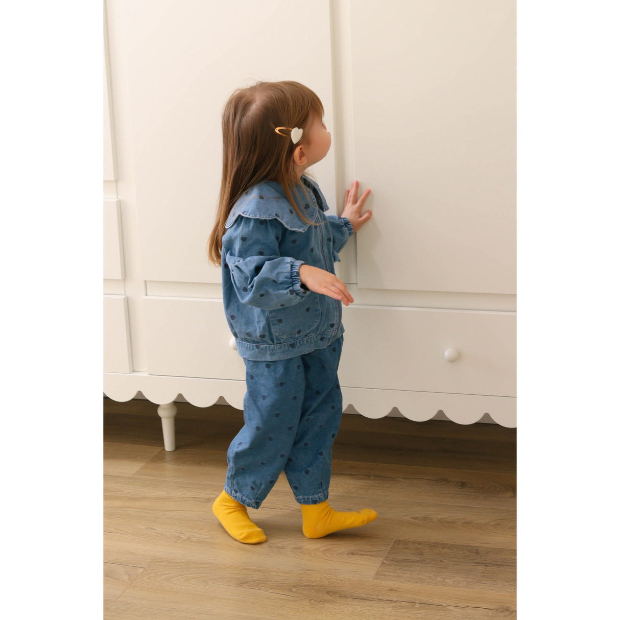 Fliink Light Denim Blue Donna Denim Bomber Jacket