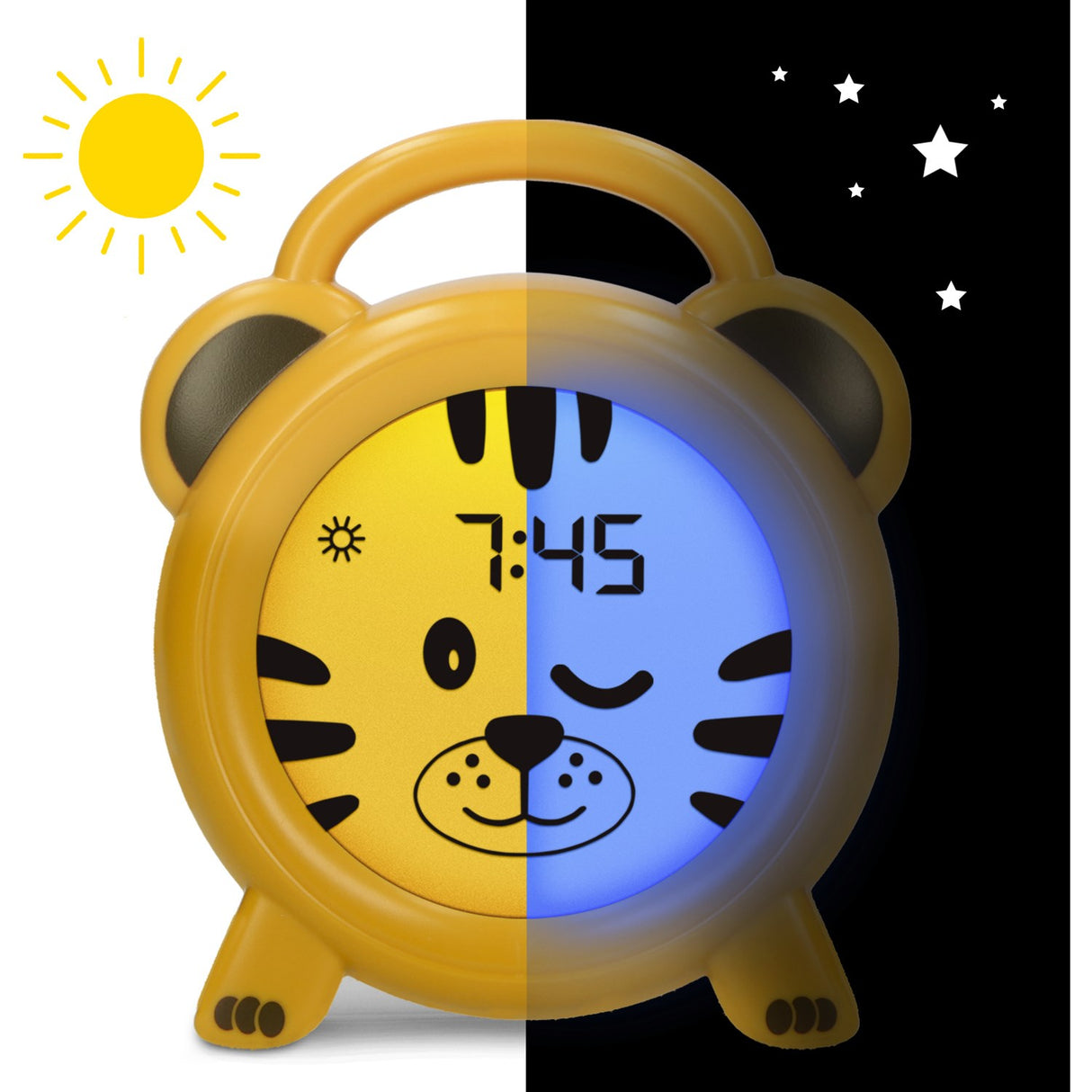 Alecto Tiger Sleep Trainer, Night Light, Alarm Clock