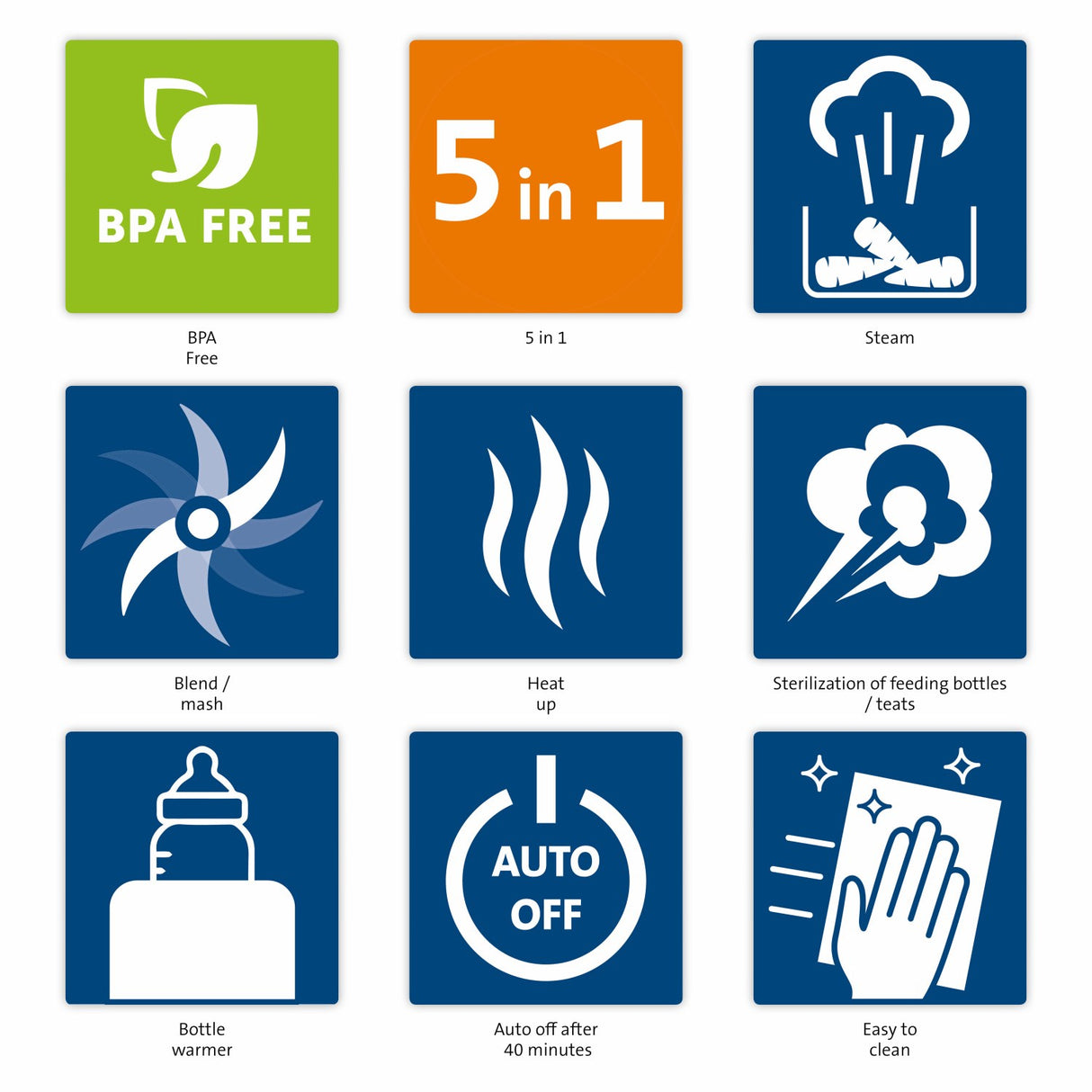 Alecto Multi Function Baby Food Maker