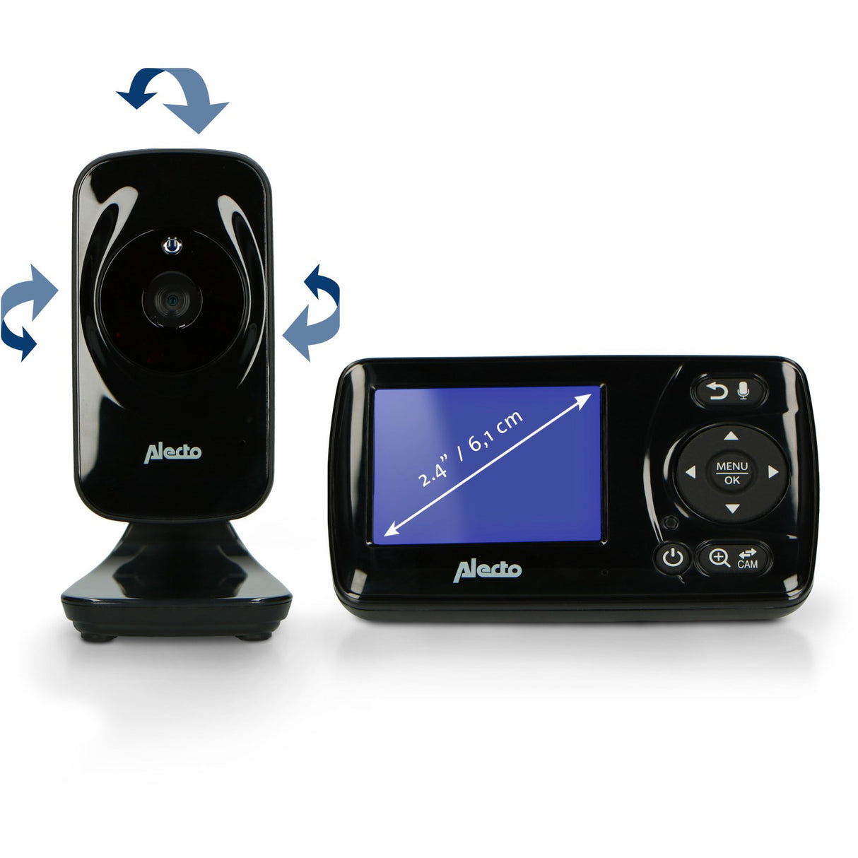 Alecto Baby Monitor With 2,4 Inch Camera