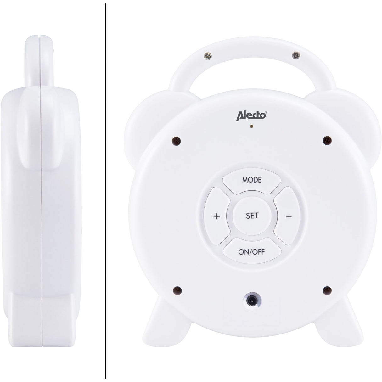 Alecto White Sleep Trainer, Night Light And Alarm Clock