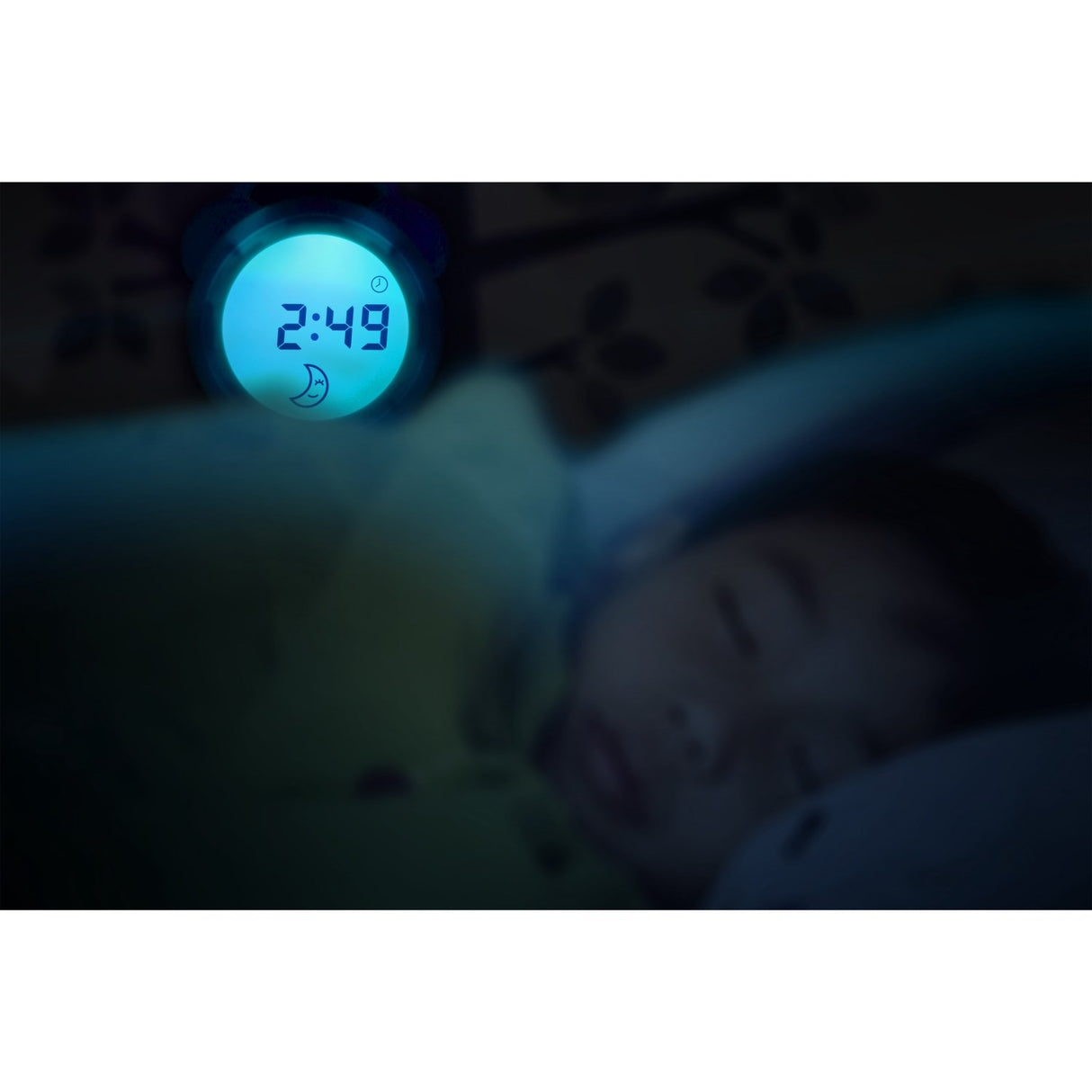 Alecto White Sleep Trainer, Night Light And Alarm Clock