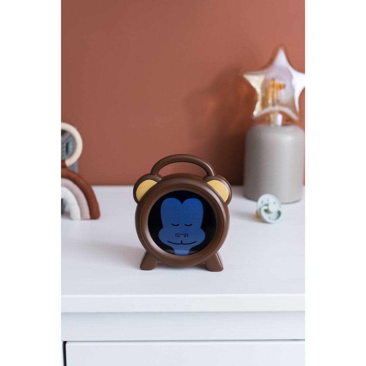 Alecto Monkey Sleep Trainer, Night Light And Alarm Clock