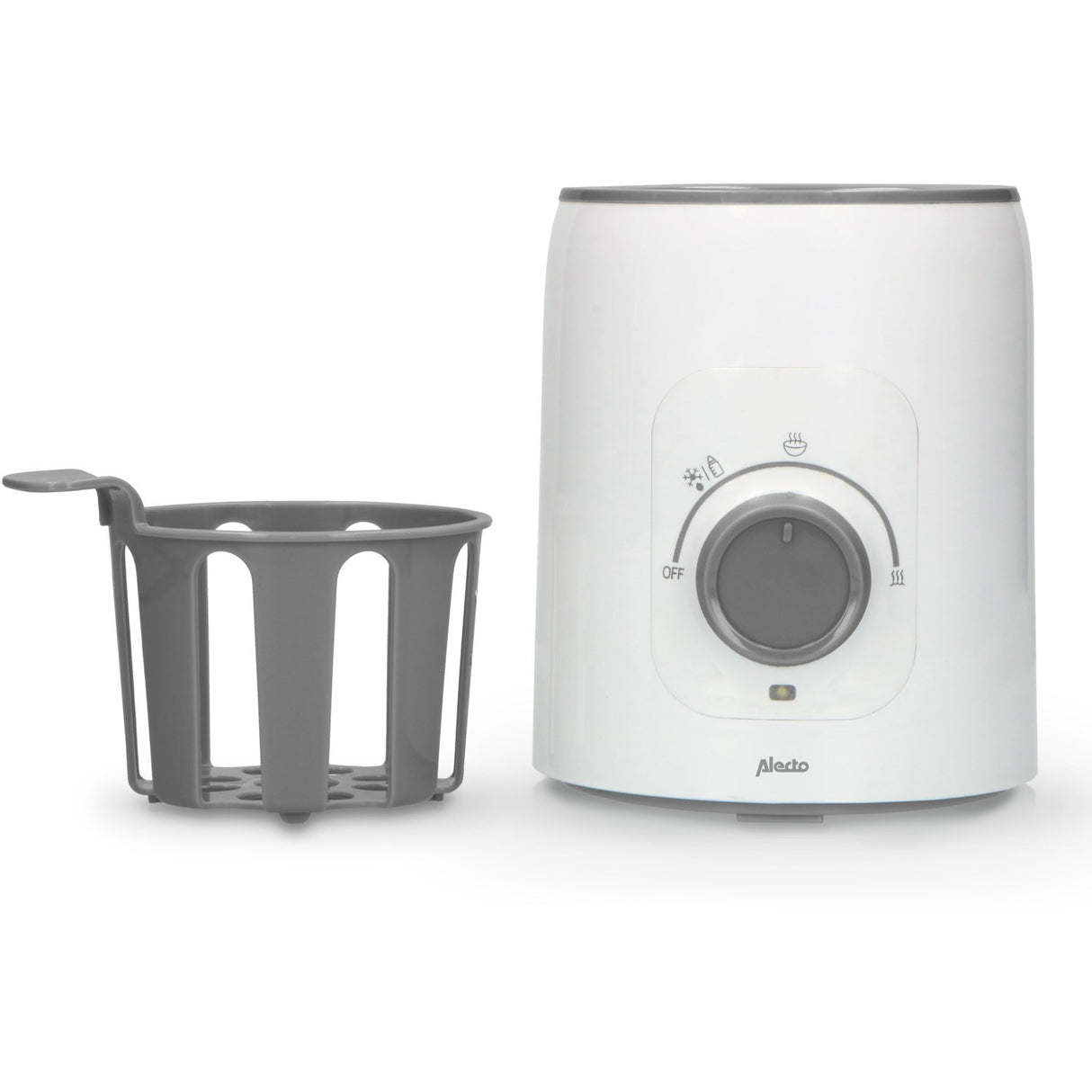 Alecto White Bottle Warmer