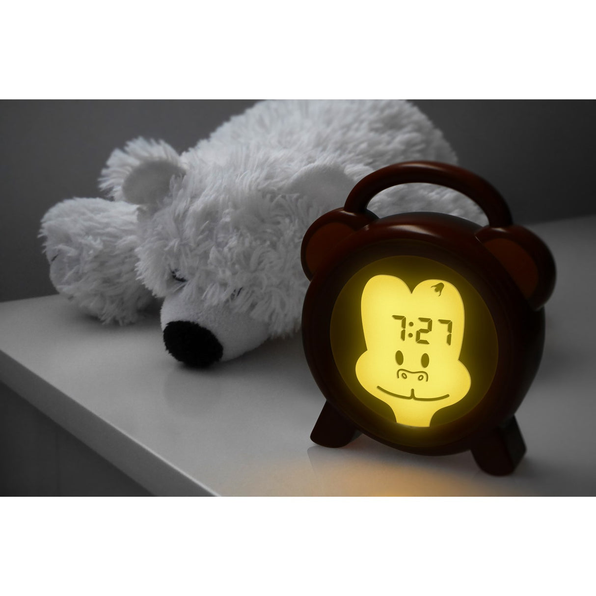 Alecto Monkey Sleep Trainer, Night Light And Alarm Clock