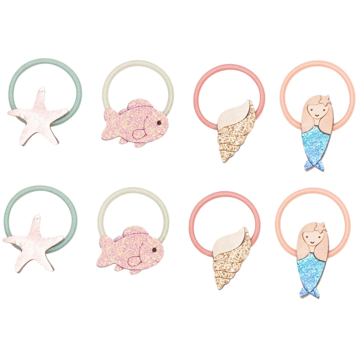 Mimi & Lula 8 헤어 엘라스틱 - 미니 머메이드 씨라이프