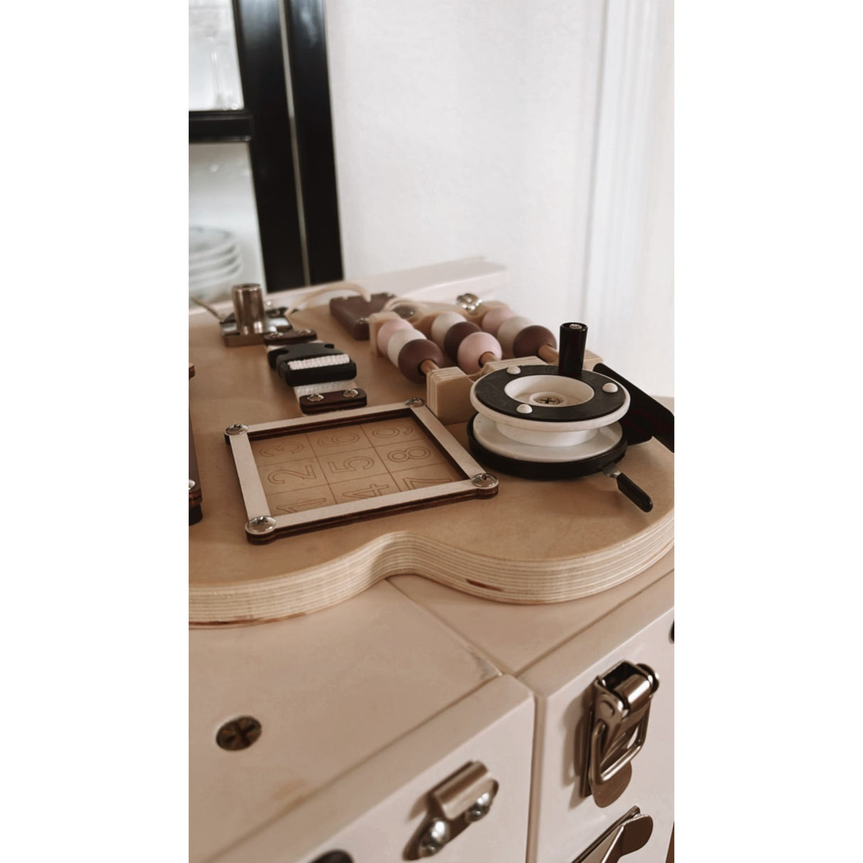 HEMMINGSEN Kids Brown Acttivity Board Bear Portable