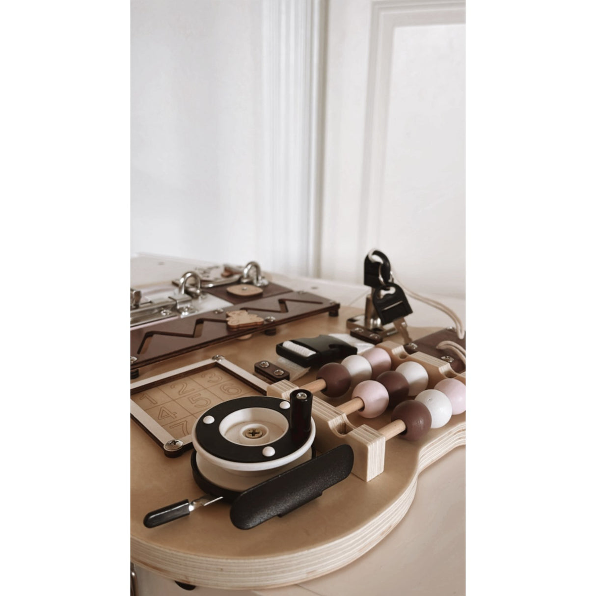 HEMMINGSEN Kids Brown Acttivity Board Bear Portable