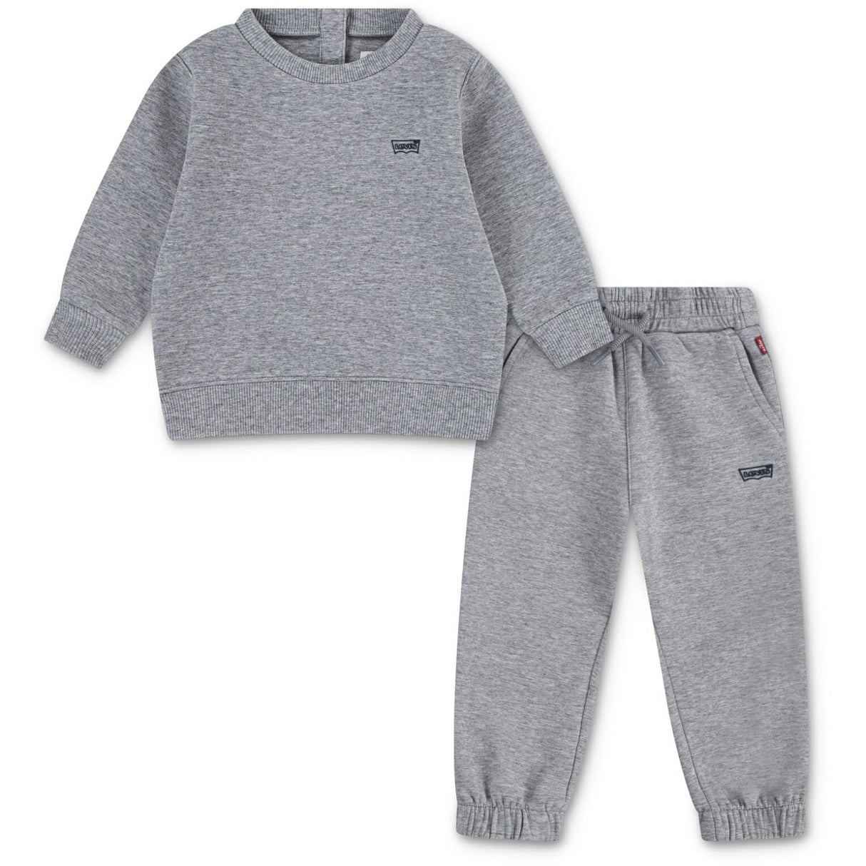 Levi's Grey Heather Lvb Core Batwing Sweat Set