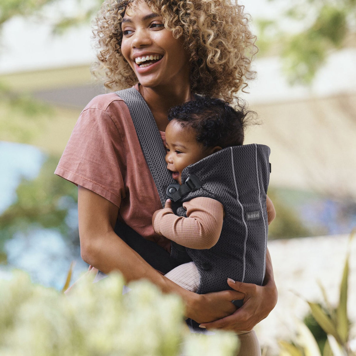 BabyBjörn Antracite Grey Baby Carrier Mini