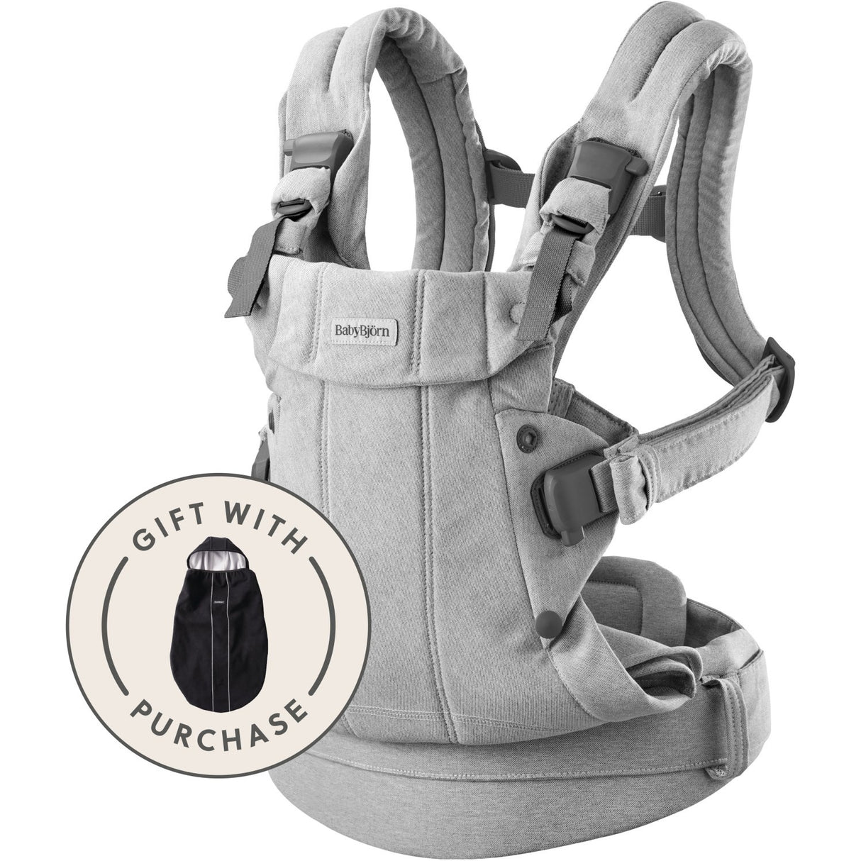 BabyBjörn Light Grey Baby Carrier Harmony Mélange