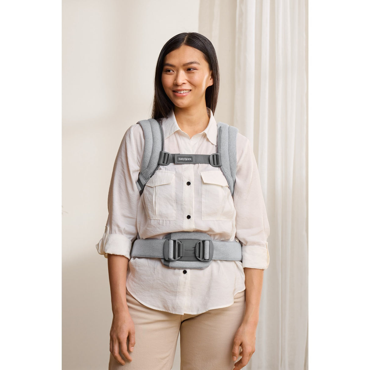 BabyBjörn Light Grey Baby Carrier Harmony Mélange