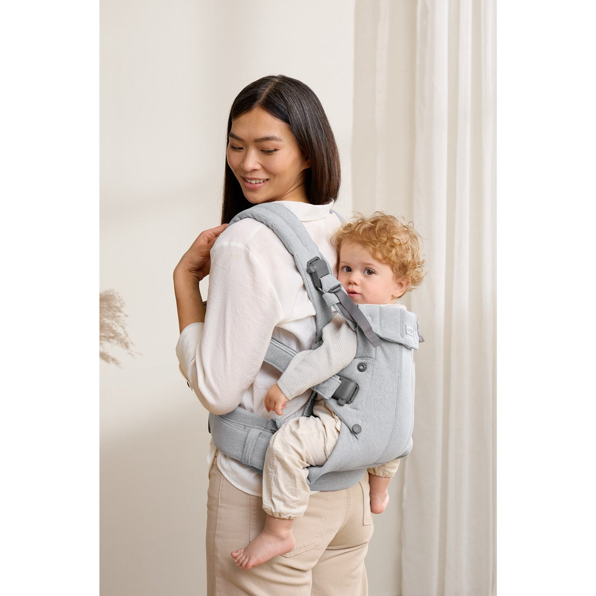 BabyBjörn Light Grey Baby Carrier Harmony Mélange