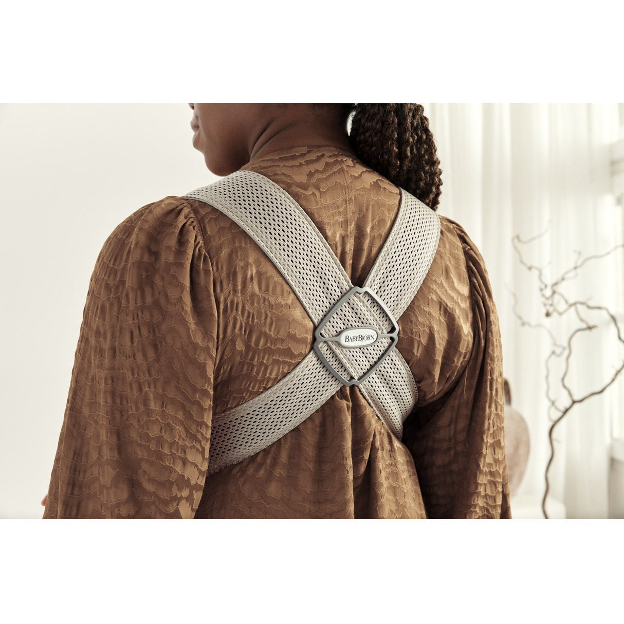 BabyBjörn Grey Beige Baby Carrier Mini