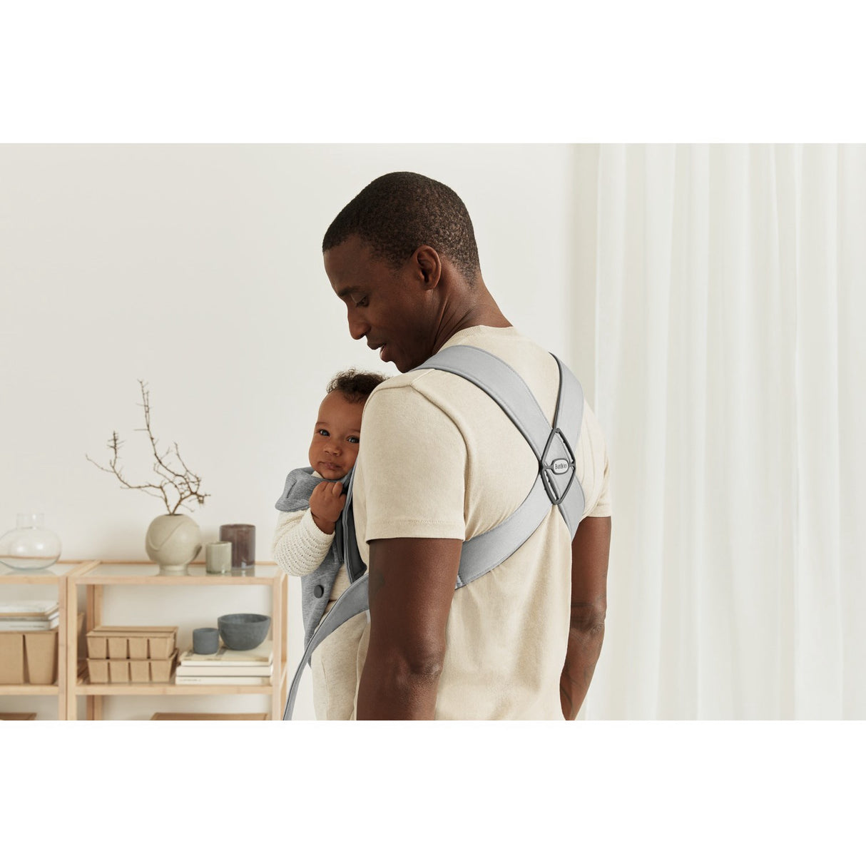 BabyBjörn Light Grey Baby Carrier Mini