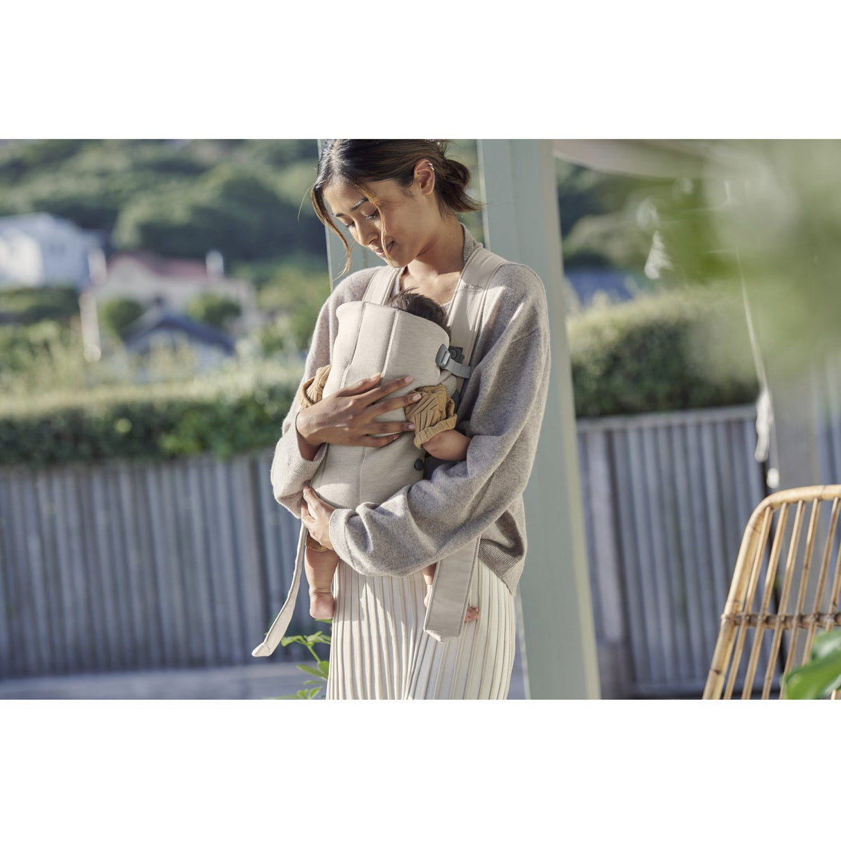 BabyBjörn Light Beige Baby Carrier Mini