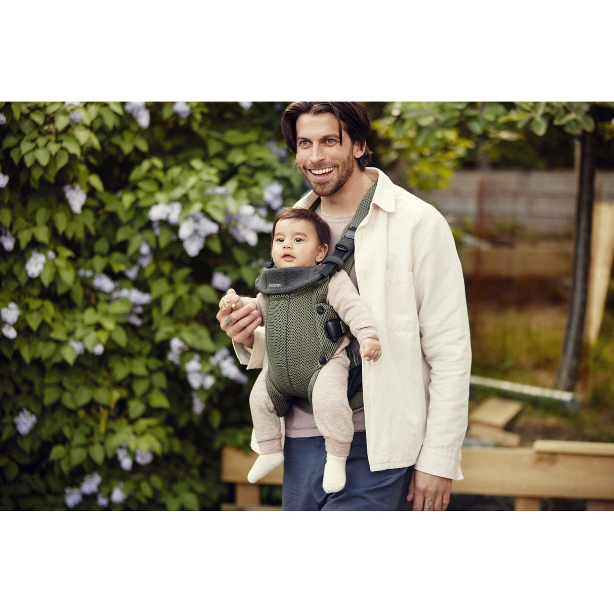 BabyBjörn Dark Green Baby Baby Carrier Harmony