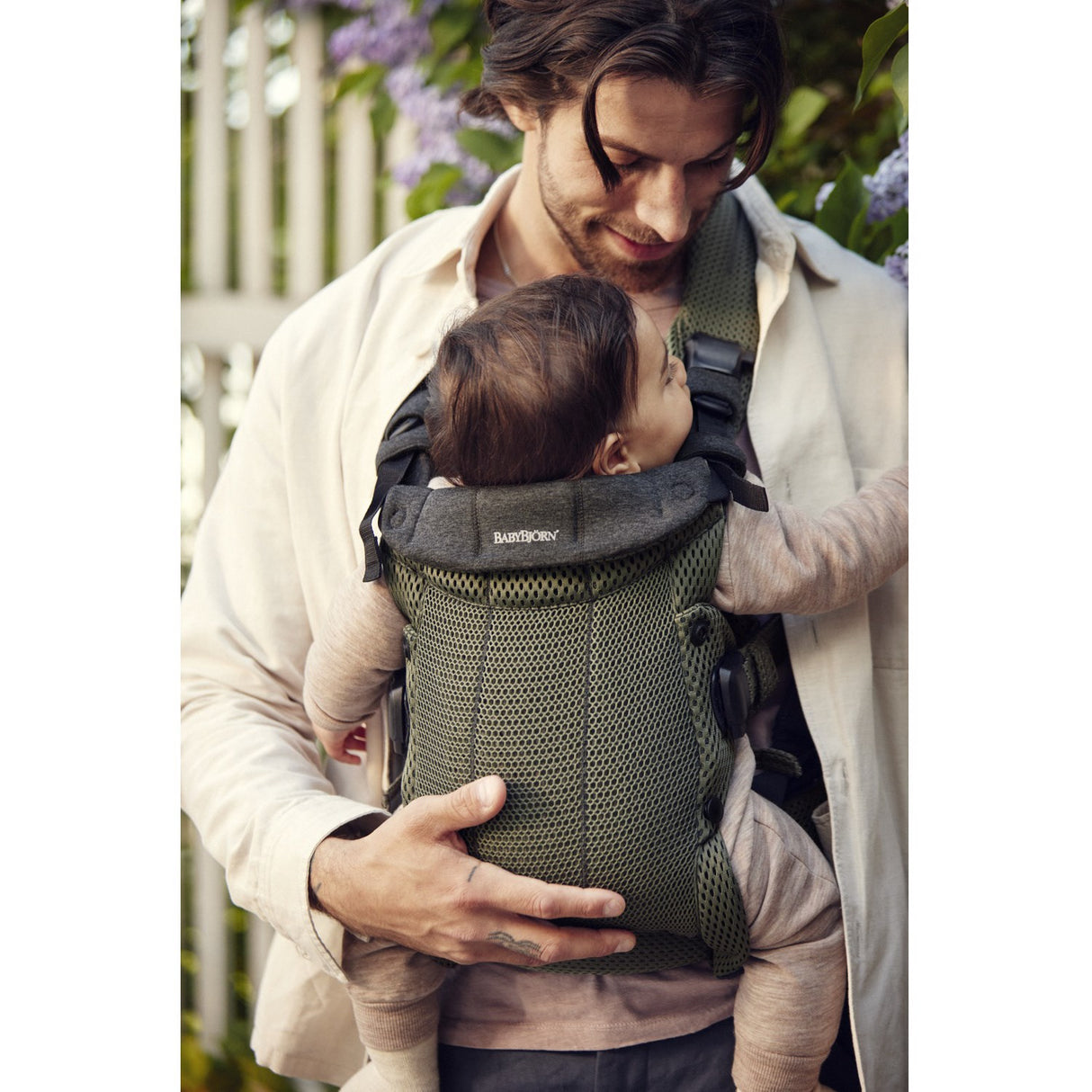 BabyBjörn Dark Green Baby Baby Carrier Harmony