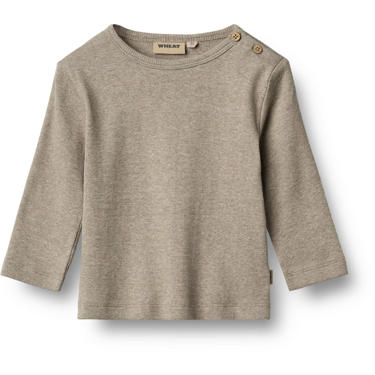 Wheat Gravel Melange Blouse Milo