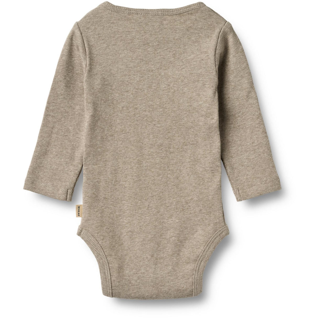 Wheat Gravel Melange Rib Body L/S Spencer