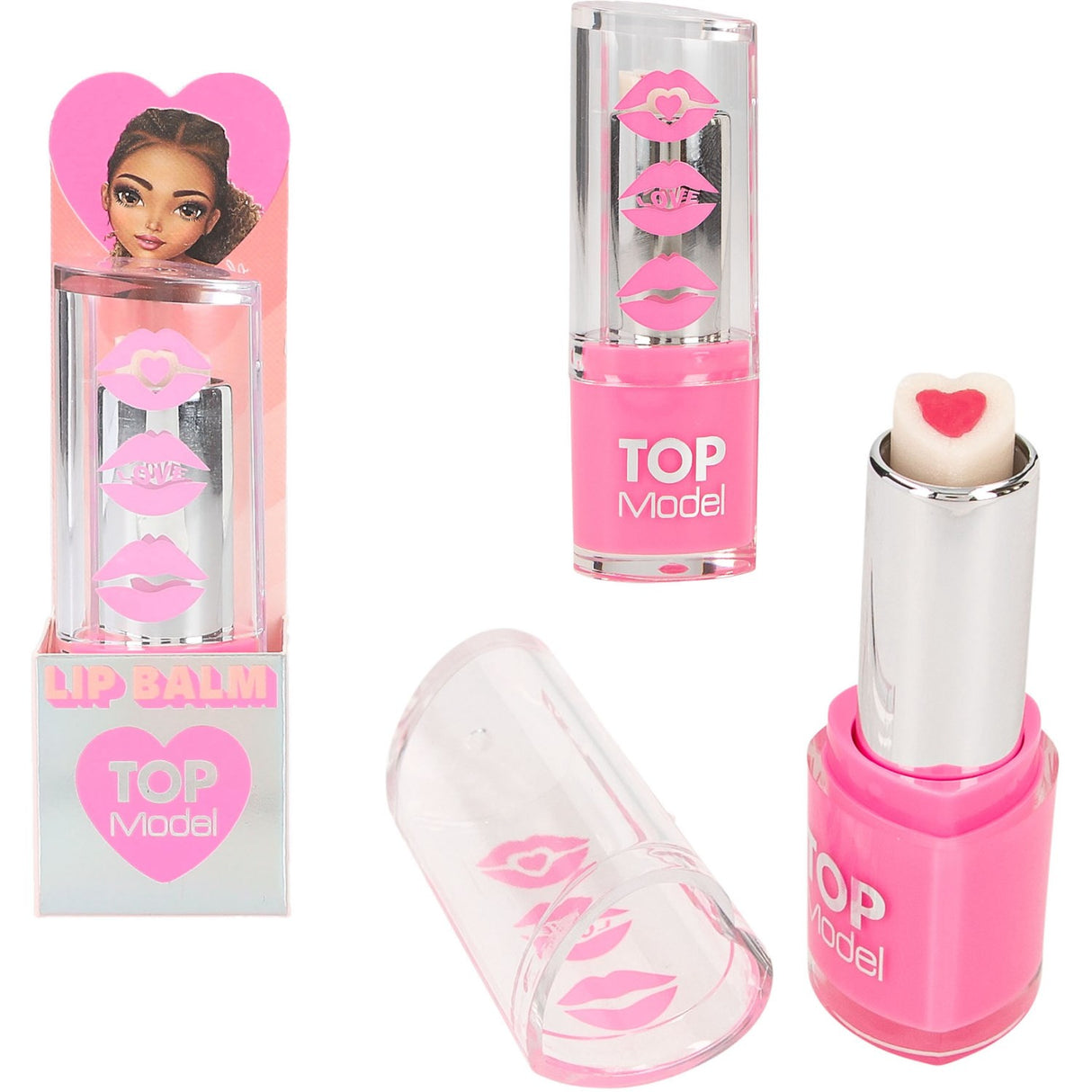 TOPModel Beauty And Me Lipbalm Heart In Heart Pink
