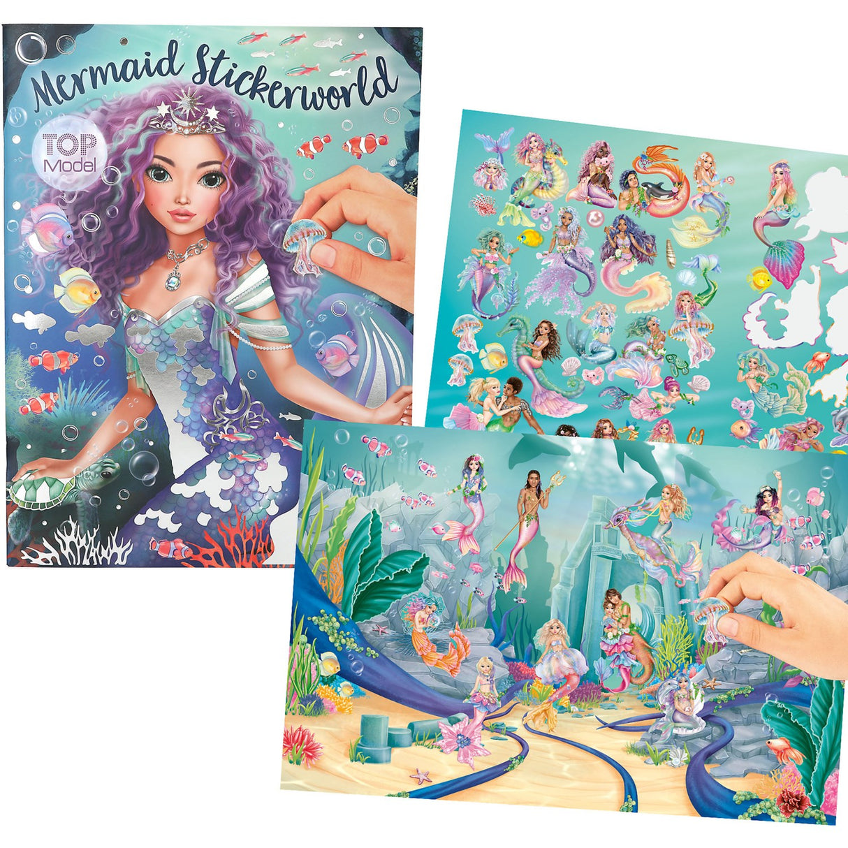 TOPModel Mermaid Metallic Stickerworld