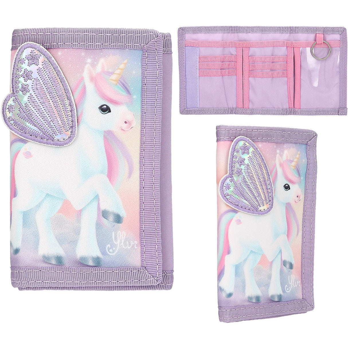 Ylvi Purse With Appliquéd Wing