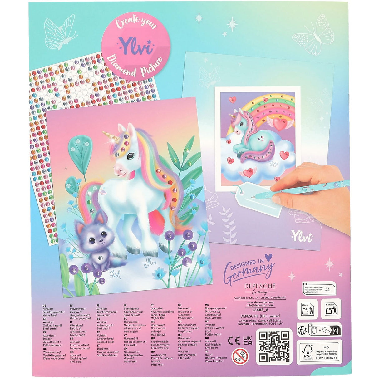 Ylvi Create Your Diamond Picture Stickerbook