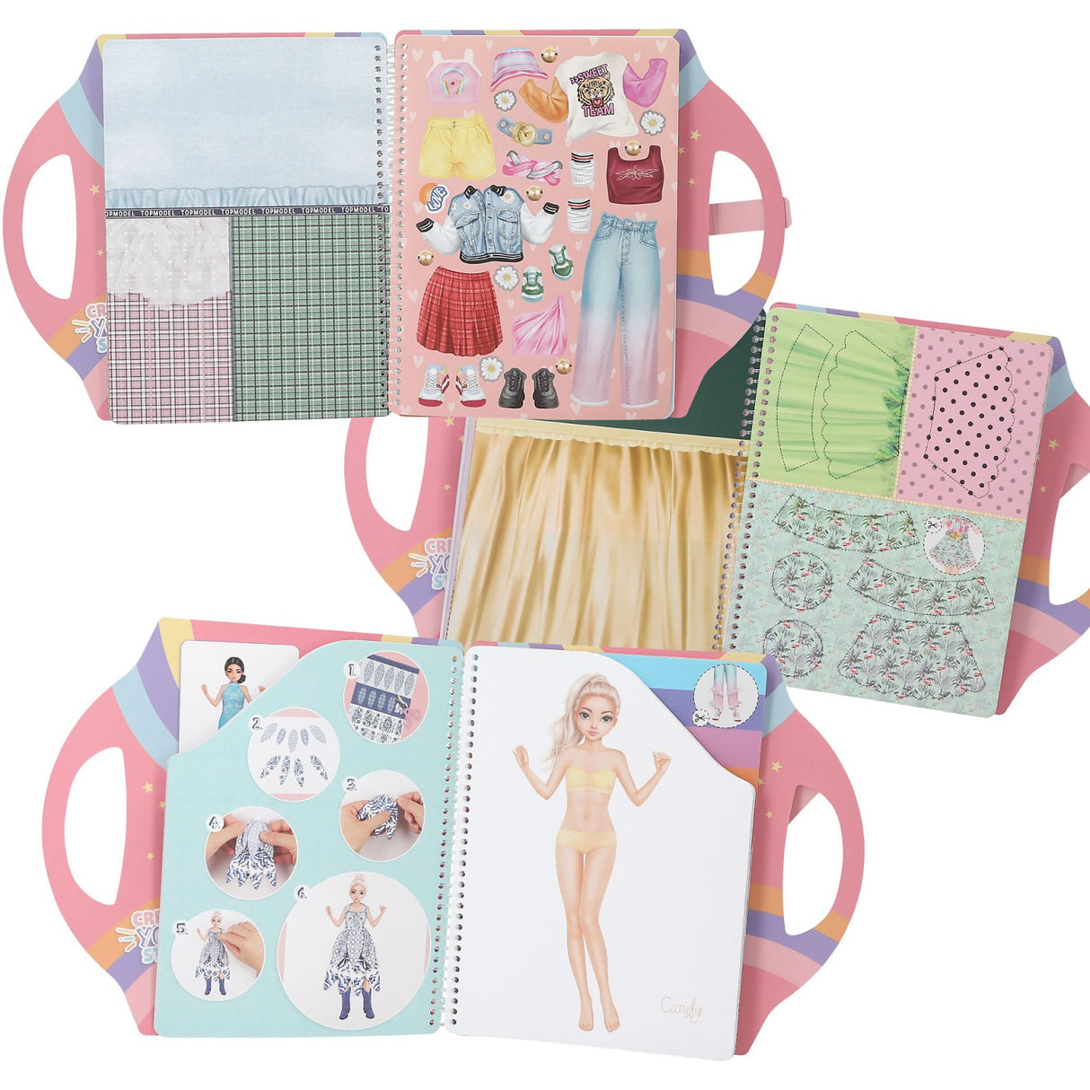 TOPModel Dress Me Up Collage Book