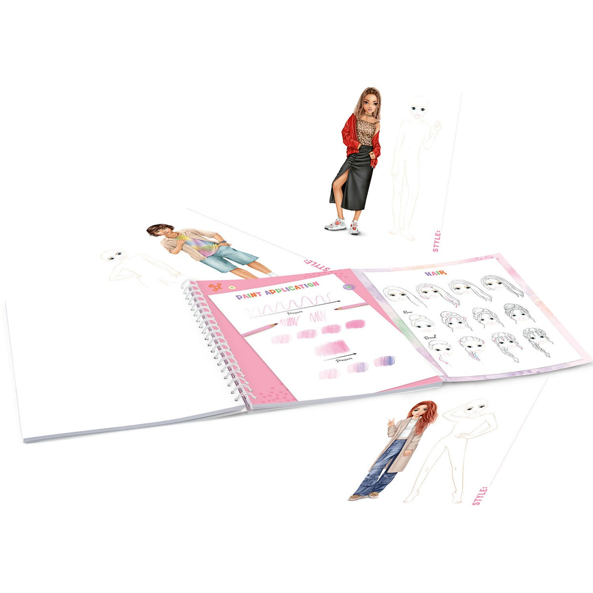 TOPModel Create Your TOPModel Colouring Book